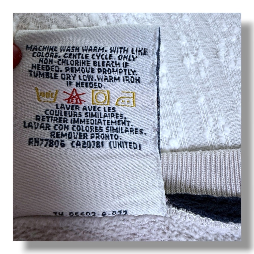 Rare Vintage Tommy‎ Hilfiger Athletics Sweatshirt Size Medium Big Logo Spell Out - Picture 12 of 16